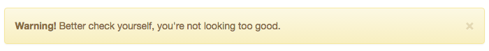 bootstrap alert