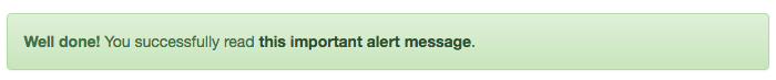 bootstrap alert link