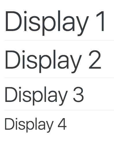 display-headings