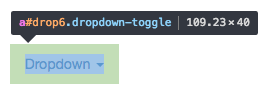 bootstrap dropdown toggle